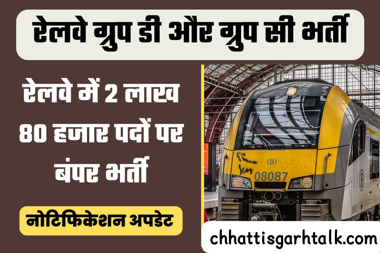 RRB GROUP D VACANCY 2024: रेलवे में निकली बम्फर भर्ती; ग्रुप डी 280050 पदों पर नई भर्ती, 8वीं 10वीं पास करे आवेदन जाने प्रक्रिया