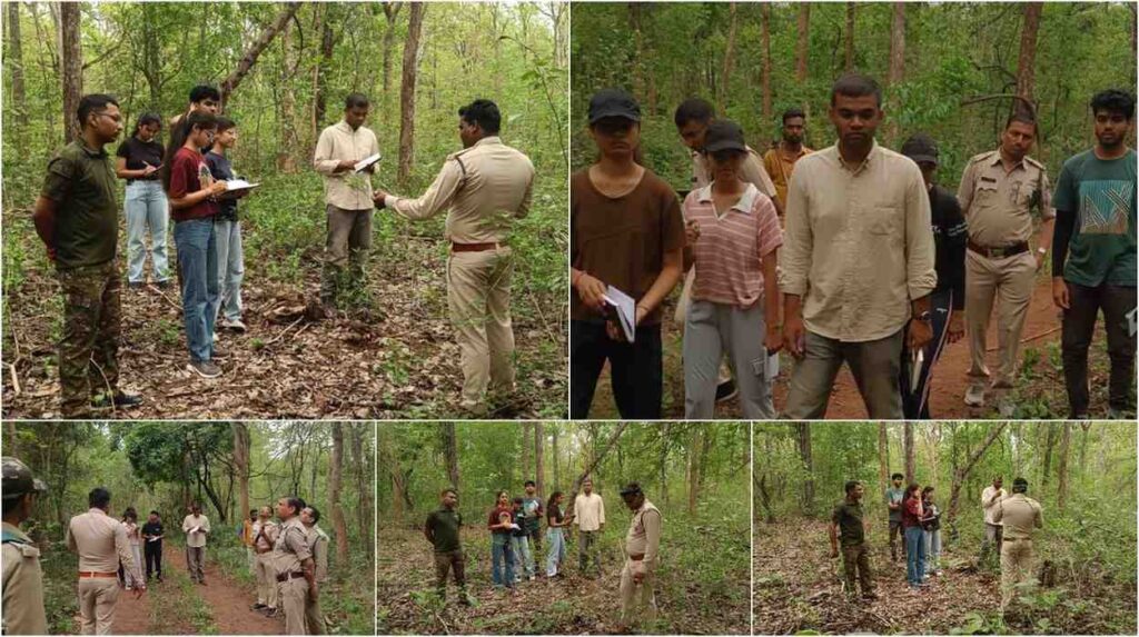 गुरु घासीदास यूनिवर्सिटी (GGV) के छात्रों ने अर्जुनी के वनों में वन प्रबंधन, जैव विविधता, ANR तकनीक और समुदाय सहभागिता का गहरा अनुभव लिया (Chhattisgarh Talk)