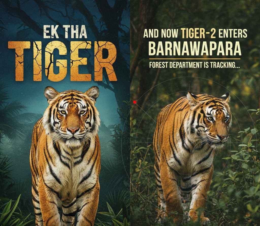 एक था टाइगर… और अब टाइगर-2! बारनवापारा के जंगल में फिर लौट आया जंगल का राजा (Chhattisgarh Talk)
