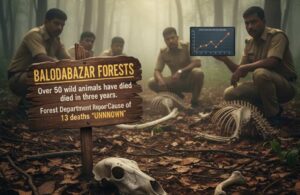 बलौदाबाजार के जंगलों में तीन साल में 50 से ज्यादा जंगली जानवरों की मौत – वन विभाग की रिपोर्ट में चौंकाने वाले खुलासे, 13 मौतों का कारण अब तक ‘अज्ञात’ (Chhattisgarh Talk)