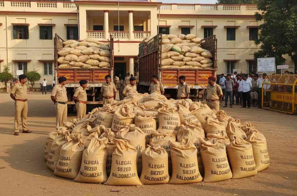 बलौदाबाजार में जिला प्रशासन की बड़ी कार्रवाई: खाद्य विभाग ने 350 कट्टा अवैध धान किया जब्त, बिचौलियों पर सख्त नजर (Chhattisgarh Talk)