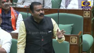 विधायक नीलकंठ टेकाम ने विधानसभा में उठाया बेडडोंगर- कोनगुड मार्ग की जर्जर स्थिति का मुद्दा