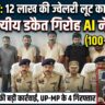 12 लाख की ज्वेलरी लूट का खुलासा: AI तकनीक ने दबोचा अंतरराज्यीय डकैत गैंग, 100 से ज्यादा वारदातों का आरोपी गिरोह गिरफ्तार